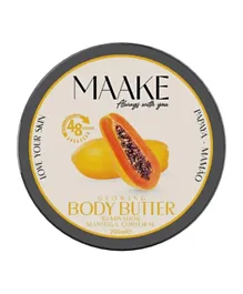 MAAKE Body Butter With Papaya Extract  - 200mL