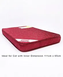 Babyhug Baby Mattress - Maroon