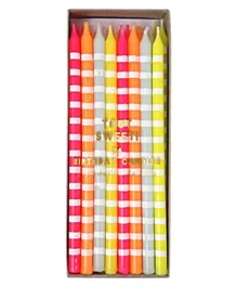 Meri Meri Pastel Party Candles Pack of 24 - Multicolour