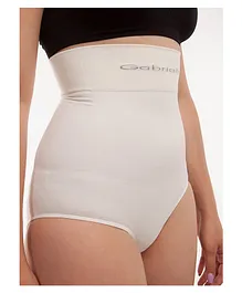 Mums & Bumps Gabrialla Body Shaping High Waist  Briefs  - Ivory