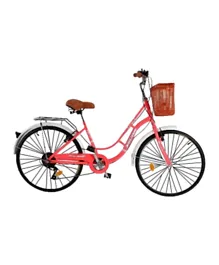 MYTS JNJ Sports Kids Bicycle With Basket Red - 61 cm