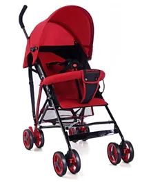 Babyhug Agile Baby Light Weight Stroller Buggy - Red & Black
