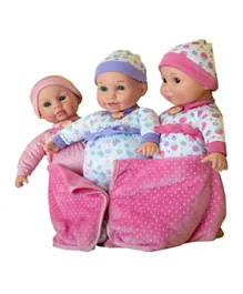 Baby Amoura Hayati Lovable Triplets Doll - 14inch