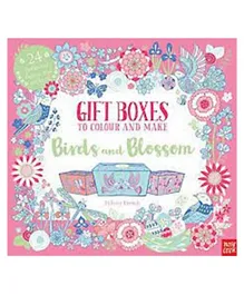 هينكلر بوكس صناديق الهدايا للتلوين والصنع: كتاب الطيور والأزهار - 48 صفحة