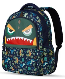Nohoo Kids School Bag Dino Multicolor - 16 Inches
