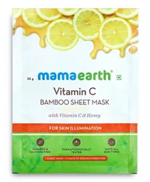 Mamaearth Vitamin C Bamboo Sheet Mask - 25g