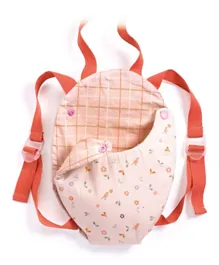 Djeco Pomea Doll Carrier - Pink