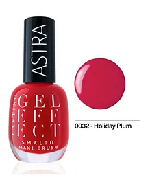 Astra Lasting Gel Effect Nail Polish 0032-Holiday Plum - 12mL