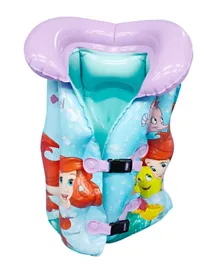 Disney Princess Printed Kids Inflatable Swim Vest - Blue