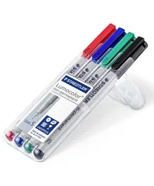 Staedtler Lumocolor OHP Non-Perm Markers - Pack Of 4