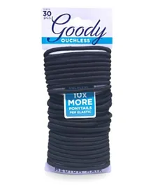 Goody Ouchless Braided Elastics Black - Pack of 30