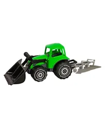 Plasto Tractor With Frontloader And Plough
