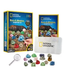 National Geographic Rocks and Minerals Education Set - 15 Pieces