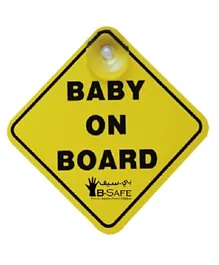 B-Safe Baby On Board - Yellow