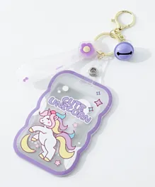 Cute Unicorn Key Chain, Compact, Lightweight, High-Quality, Versatile, 5 Years+, 12 x 7cm - Purple
