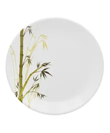 Dinewell Bamboo Side Plate White/Green - 19.05cm