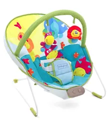 Babyhug Comfy Bouncer Babyhug Comfy Bouncer With Music and Calming Vibrations Animal Print - Multicolour