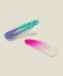 Monsoon Children Ombre Pearl Clic Clac Hair Clips - 2 Pieces