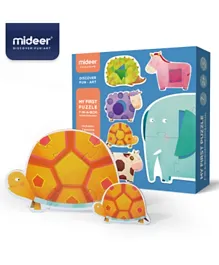 Mideer My First Geometry 7 in Box Jigsaw Puzzle Set - 32 Pieces