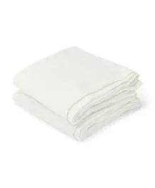 Nuuroo Bao Muslin Cloth 2 Pack Solid - White Onyx