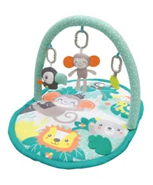 Moon Jungle Friends Baby Playing Mat - Multicolor