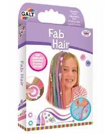 Galt Toys Fab Hair extensions and Hair Chalk Kit - Multicolour