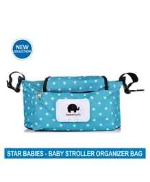 Star Babies Baby Stroller Organizer Bag - Blue