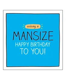 Pigment Mansize Birthday Greeting Card