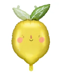 PartyDeco Foil Balloon Lemon - Gold
