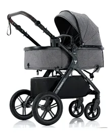 Teknum 3 in 1 Compacto Travel Stroller - Dark Grey
