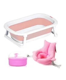 Star Babies Foldable Bathtub + Bath Sink Bather + Powder Puff