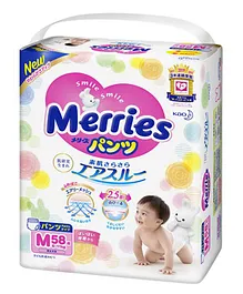 Merries Pants Super Jumbo Pack Size 3 - 58 Pieces