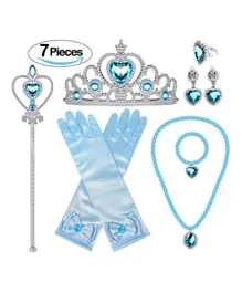 Highland Frozen Elsa Dress up Cospaly Accessories – Set of 7
