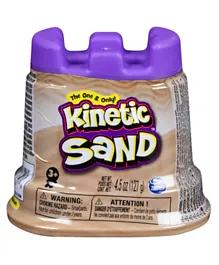 Kinetic Sand Castle Single Container Brown - 127g