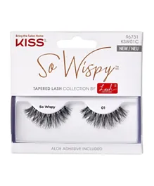 KISS So Wispy Tapered Lash Collection KSW01C - Pack of 2