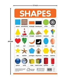 Shapes Wall Chart - English