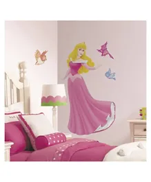 RoomMates Disney Princess Sleeping Beauty Peel & Stick Giant Wall Decal With Gems - Multicolour