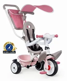 Smoby Baby Balade Plus Tricycle - Rosa