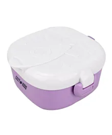 Eazy Kids Rocket Lunch Box Meal Set Purple - 600ml