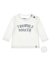Dirkje Baby Full Sleeves T-Shirt - White