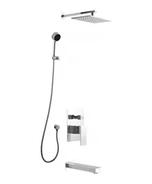 Danube Home Decent Concealed Bath Shower Mixer With 3 Ways Function