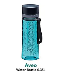 Aladdin Aveo Water Bottle Aqua Blue Wildflower - 0.35L