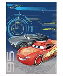 Party Centre Cars 3 Folded Loot Party Bags - 8 Pieces
