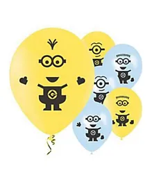 Various Brands Minions Balloons Pack Of 6 - 28 cm