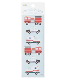 Ooly Stickiville Helping Vehicles Stickers - 2 Sheets