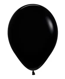 بالونات لاتكس دائرية من سيمبرتكس باللون الأسود 20000781 - 50 قطعة