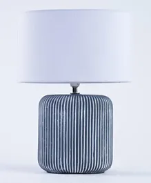 PAN Home Flynn E14 Table Lamp - Grey & White
