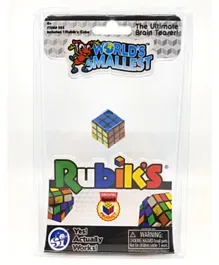 Worlds Smallest Rubik's Cube Collectible Toy - Multicolour