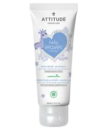 Attitude Baby Leaves Natural Calendula Cream Almond Milk - 200ml
