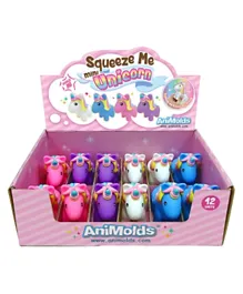 Animolds Squeeze Me Unicorn Pack of 1 - (Color may Vary)